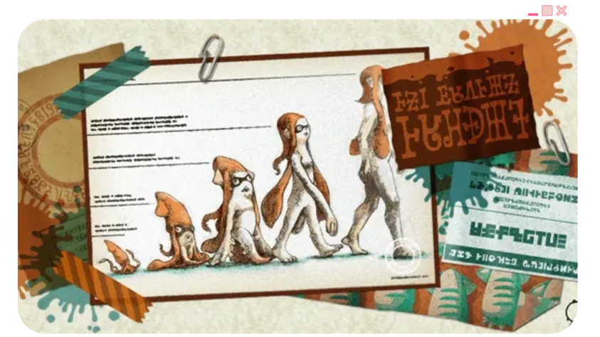 Записка в первой Splatoon.