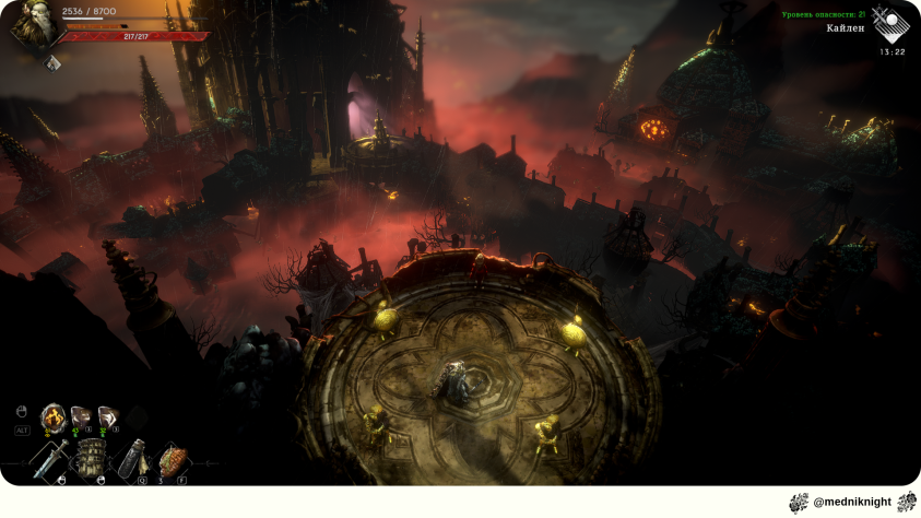Кайлен... Мечтаем попасть туда на релизе. Если до этого мы играли в Dark Souls, напоследок нам оставили Bloodborne.
