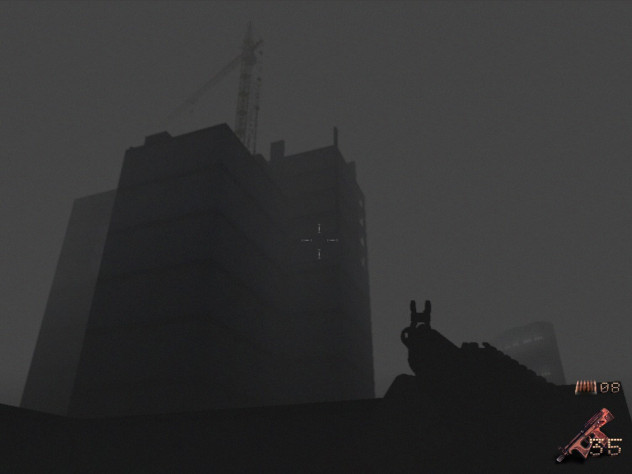 Локация стройки снаружи