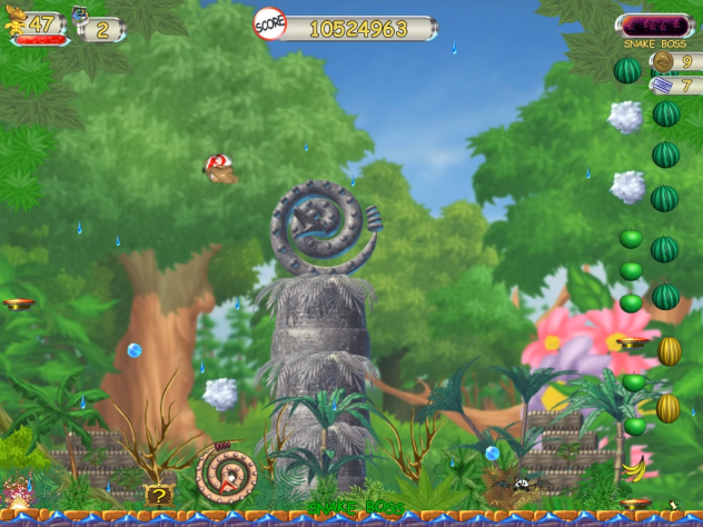 Боссы тут разнообразные, но всё также лёгкие, кроме разве что одного.