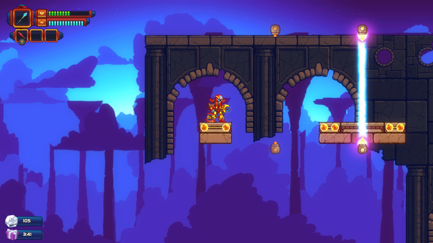 Ну и зачем я сюда пришёл? (Я поднимался снизу вверх и решил пойти налево и вот. К счастью такое не всегда случается и в таких местах обычно есть ящики с хп, энергией или болтами, за которые можно купить улучшалки во время забега)