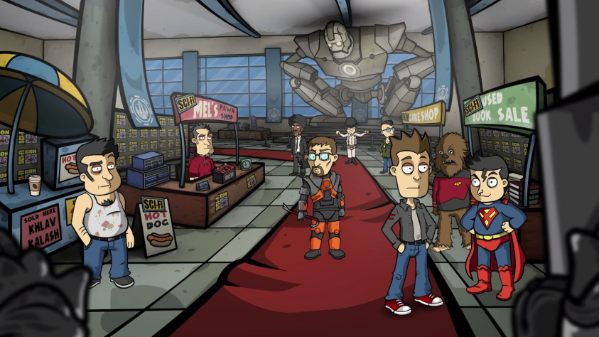 А также в игре множество отсылок к поп-культуре. Уместных и не очень.