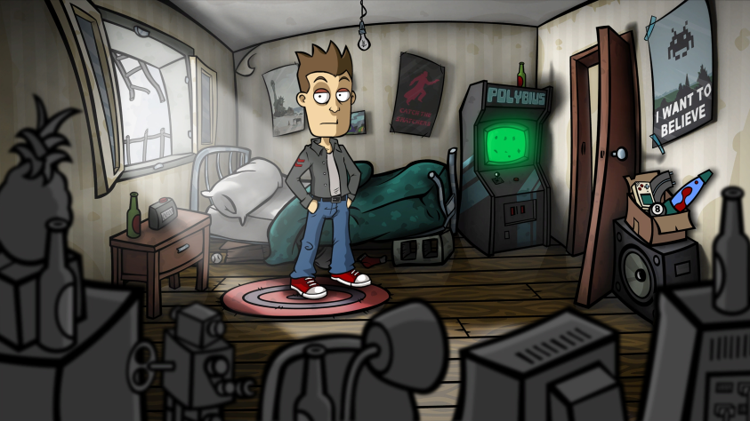 А ещё Рэндал может ломать четвертую стену или «метагеймить» — комментировать механику инвентаря или мои поступки за экраном.