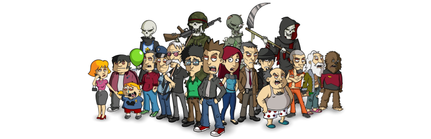 Рэндал (в центре) и все-все-все! (почти)