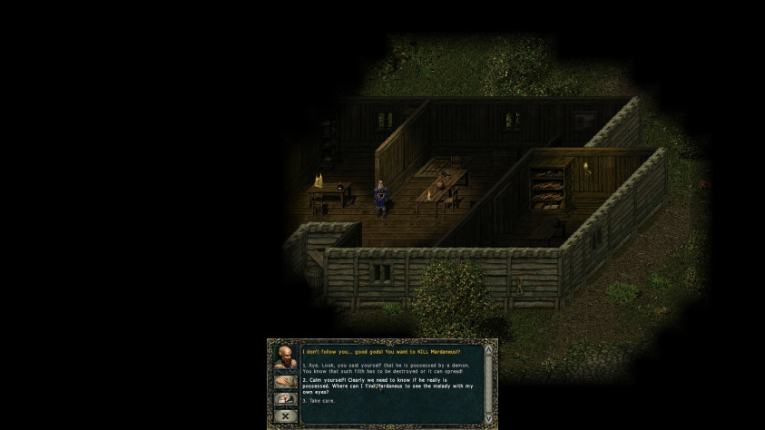 Кадр из вступления в игре Divine Divinity.