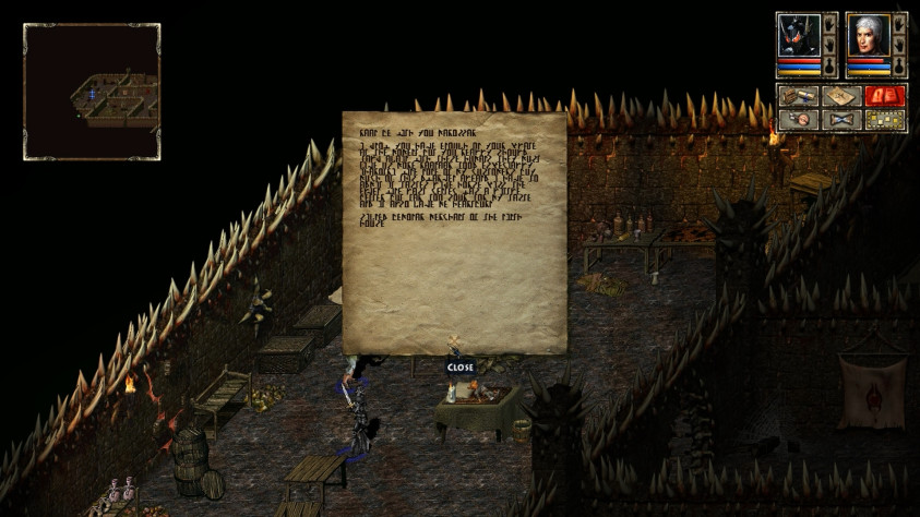 Как выглядят текста в самом начале, до поднятия книжки с алфавитом.