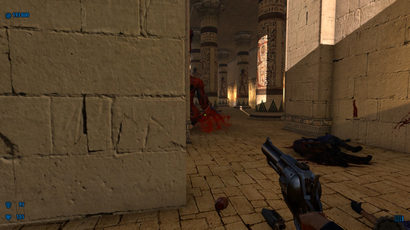 А вот бессовестный «эксплойт»: скорпион прётся в стену, стоит на месте. Ну и я его…