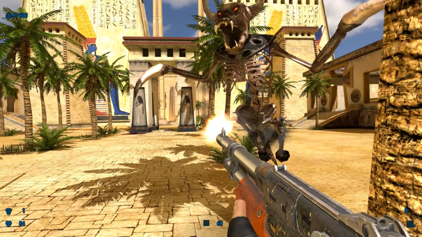 Вроде бы игра подразумевает драку с клирами на коротке, с дробовиком наперевес, когда поднимаешь дробовик…