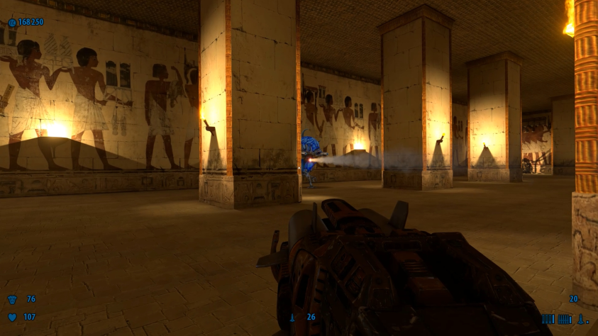 Притом ракетница выдаётся в таком тесном пространстве, что можно и автоматом с дробовиком обойтись.