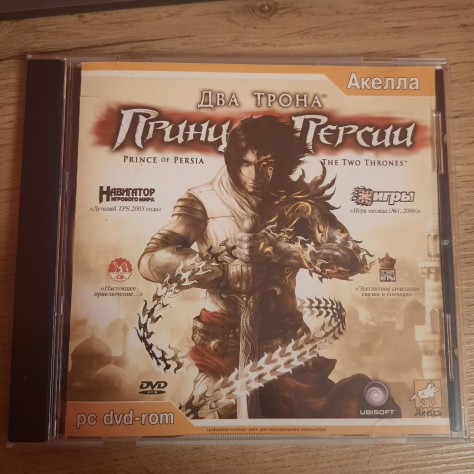 Диск с игрой Prince of Persia: The Two Thrones.