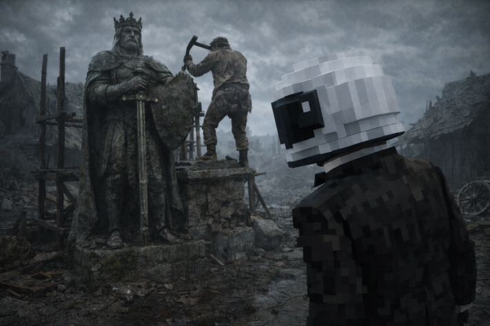 Чем дальше, тем сильнее кажется, что Артур здесь не только надежда, но и очень удобная сказка для контроля.