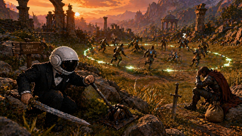 Ты пришёл фармить спот руками, а там уже работает маленький завод.