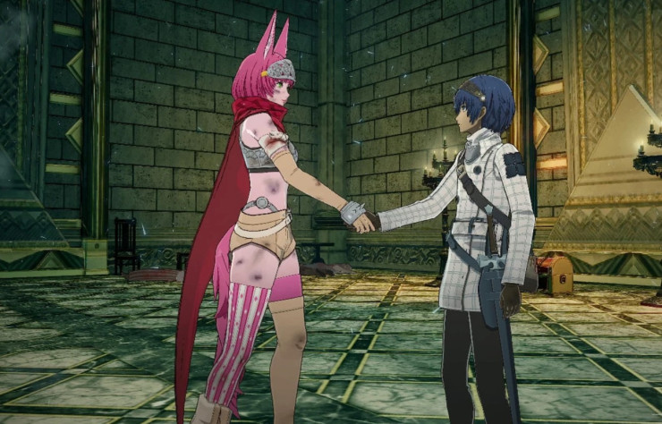 Ну и куда без девочек с кроличьими ушками в бронелифчике! Жалко, в этот раз фансервис без романов.