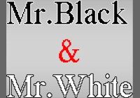 Mr. Black & Mr. White Игра.