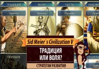 Традиция или воля? Сложный выбор в Sid Meier's Civilization V