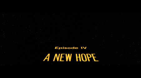 История серии Star Wars. Часть первая: Новая надежда.