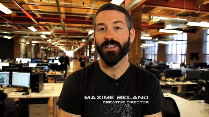 Максим Белан во время разработки Splinter Cell: Blacklist.