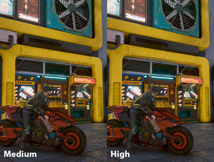 Cyberpunk 2077 падает фпс в машине