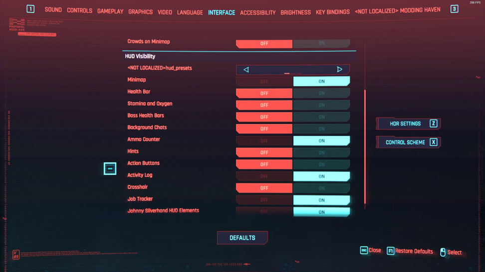 Cyberpunk 2077 падает фпс в машине