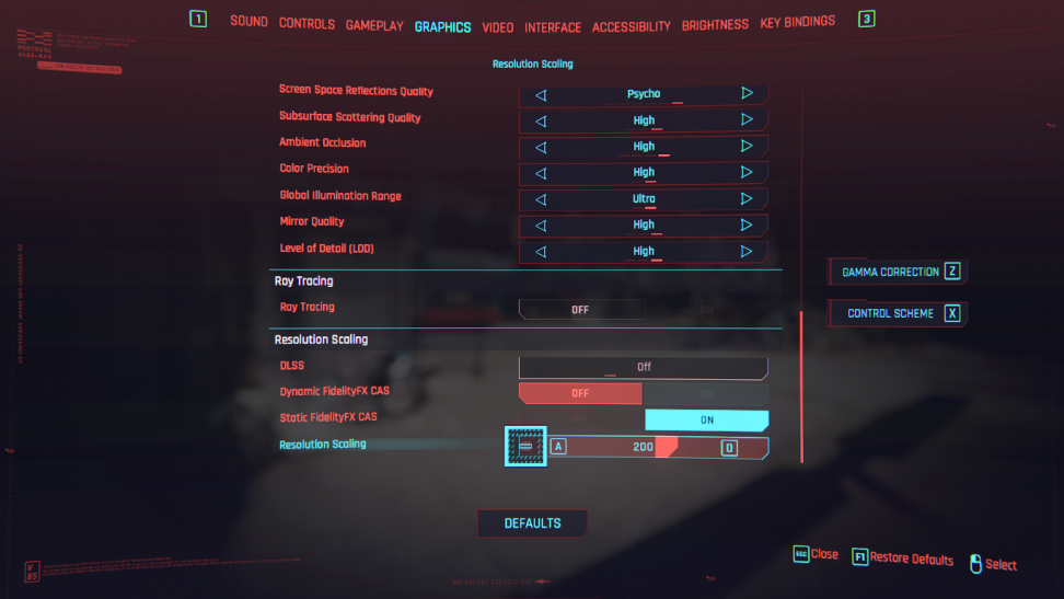 Cyberpunk 2077 падает фпс в машине