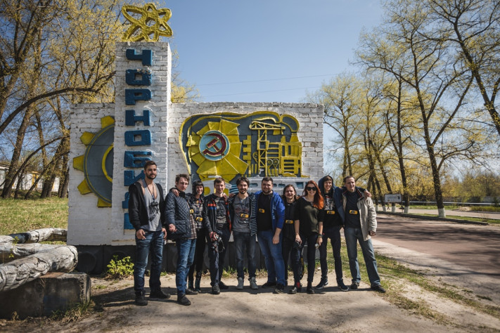 Команда Atom Team в Чернобыле