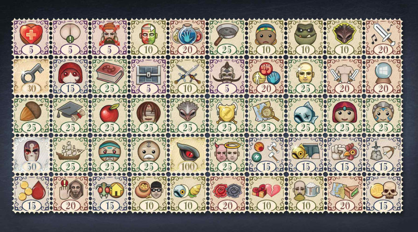 Оригинальное дизайнерское решение: ачивки в&amp;nbsp;виде марок, что тоже намекает на&amp;nbsp;необходимость собрать полную коллекцию.