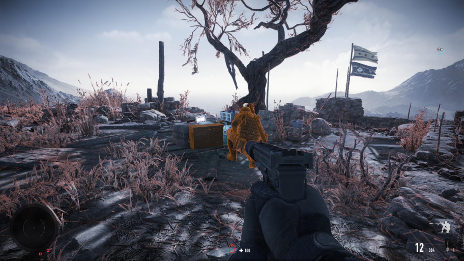 The game looks great even in mask mode, which still helps to navigate the terrain.