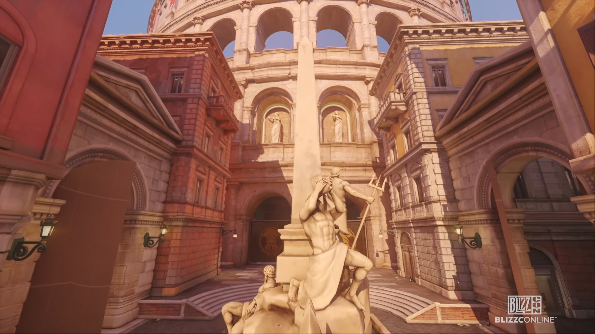 Новую фрагмента. Овервотч Колизей. Overwatch Maps New York.