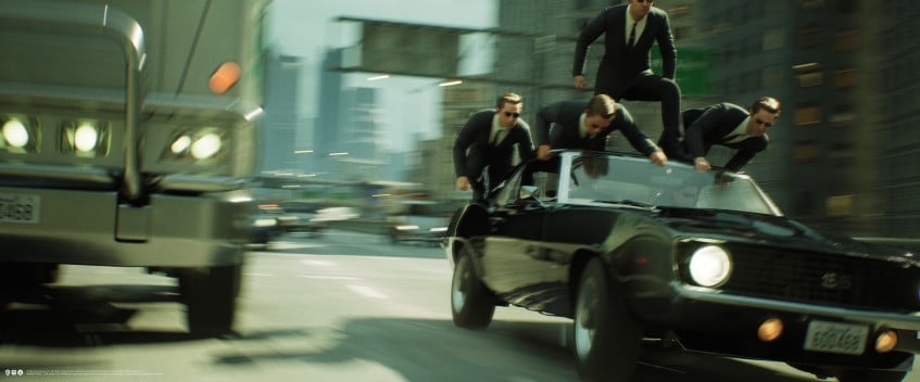Скриншоты из The Matrix Awakens от&amp;nbsp;Epic Games.