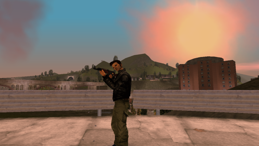 Одна из особенностей GTAIII на re3 — возможность открепить камеру от спины персонажа.