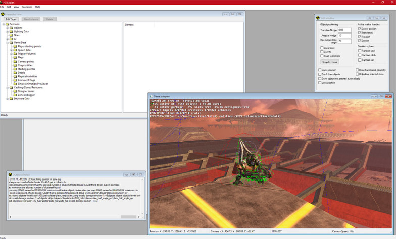 Скриншоты с&amp;nbsp;инструментарием Halo 2 и&amp;nbsp;Halo&amp;nbsp;3.