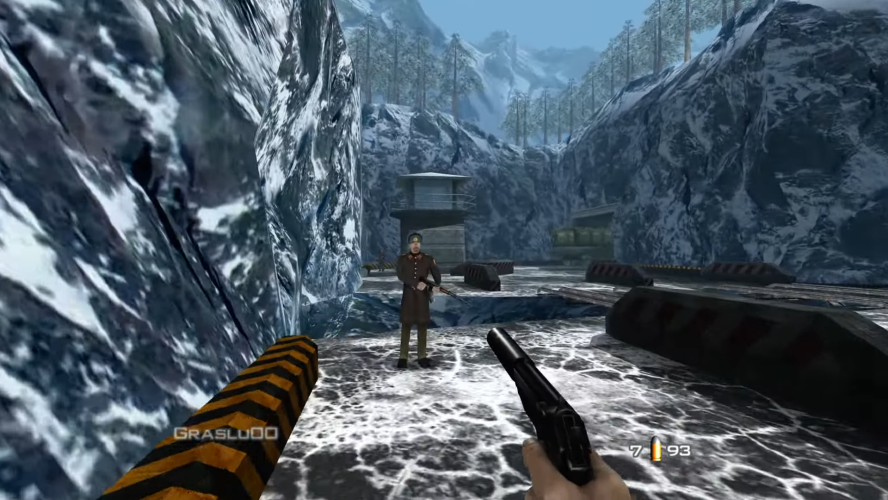 Полное видеопрохождение отменённого ремейка GoldenEye 007 для Xbox 360
