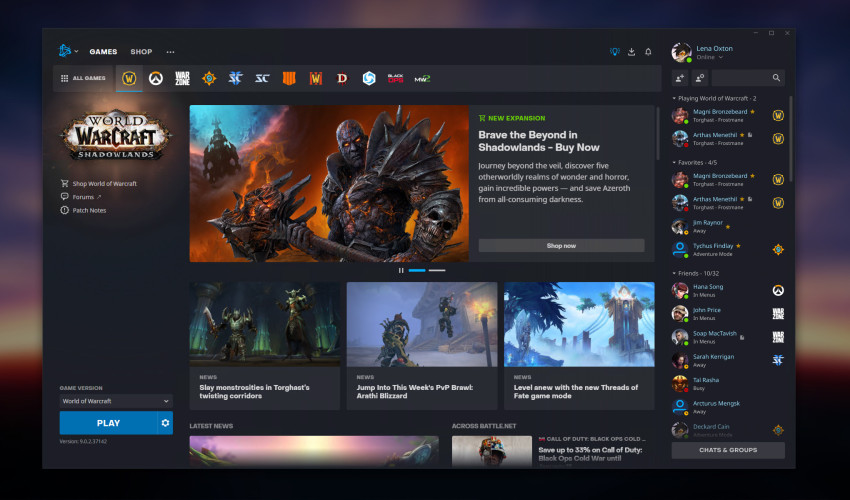 Blizzard начинает полноценный запуск обновлённой версии Battle.net