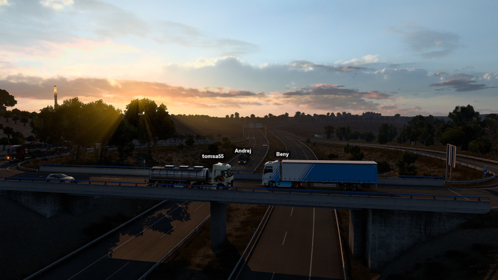 Multiplayer For Euro Truck Simulator 2 And American Truck Simulator Entered The Release