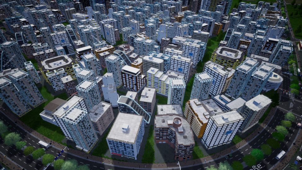 Highrise City &#8211; Graduated With Huge Megalopolis For Lovers Of Simcity And Cities: Skylines