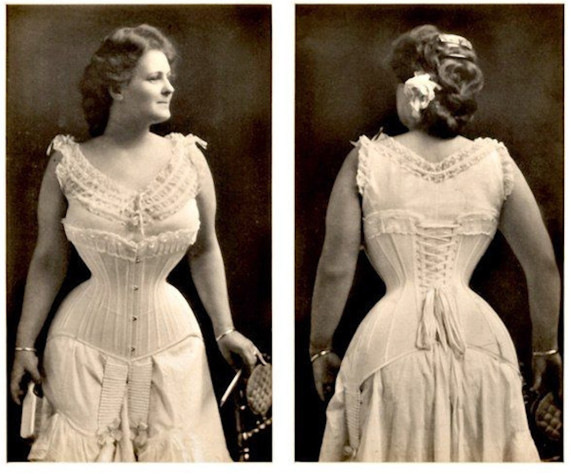 Корсет и&amp;nbsp;несколько примеров женских платьев.