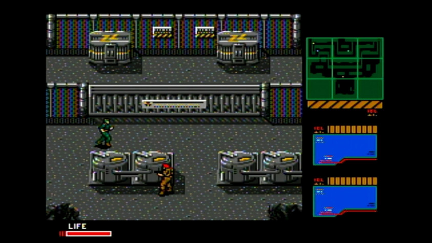 Metal Gear 2, впервые вышедшая на&amp;nbsp;MSX. Что интересно: меню консоли переключается на&amp;nbsp;японский автоматически