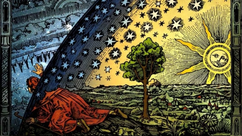 Сон Джордано Бруно. Монах осознал, что видимый купол небес - лишь ширма, закрывающая бесконечность Вселенной