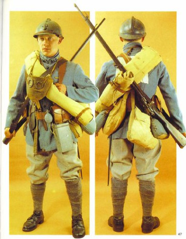 Французские солдаты во времена Первой мировой войны