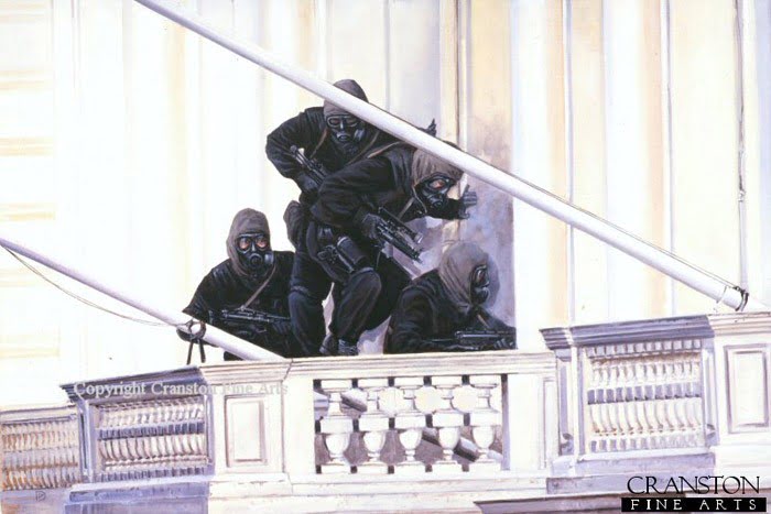 Оперативники SAS во время операции