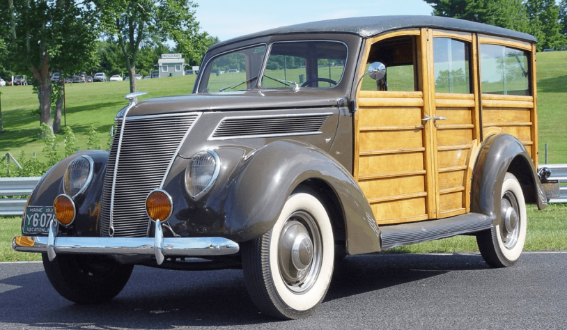 Ford Deluxe Woodie Station Wagon 1937 года