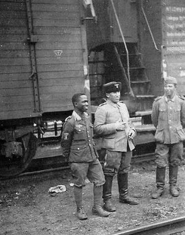 Участники цветного батальона Вермахта