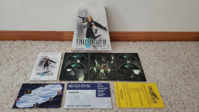 Американское издание PC-версии Final Fantasy VII во всей красе (фото с Ebay)