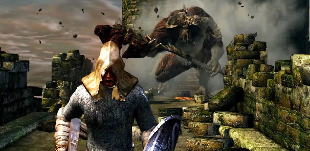 Dark Souls 1 геймплей. Dark Souls 1 Taurus. Демон соулс боссы. Демон Телец Dark Souls.