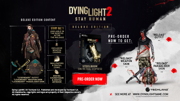 Dying light 2 reloaded edition купить. Dying Light 2 коллекционное издание предзаказ. Dying Light 2 коллекционное издание. Dying Light 2 бонусы за предзаказ.