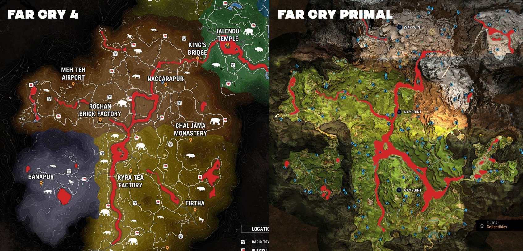 Far cry 4 интерактивная карта