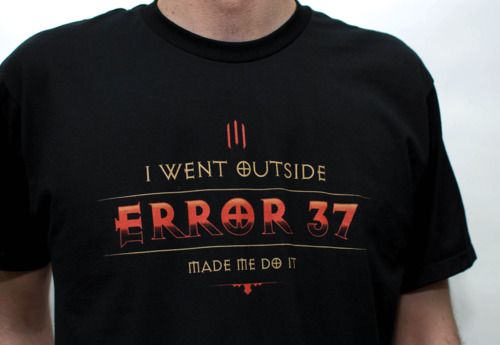 Надпись на&amp;nbsp;футболке: «Я&amp;nbsp;вышел на&amp;nbsp;улицу. Ошибка 37 заставила меня это сделать»