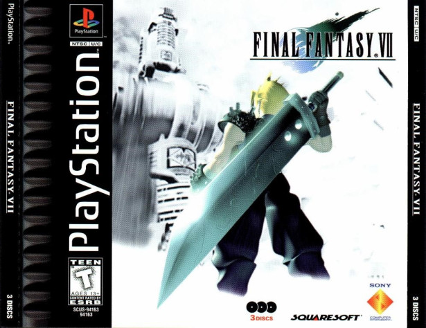 Обложка Североамериканского издания Final Fantasy VII