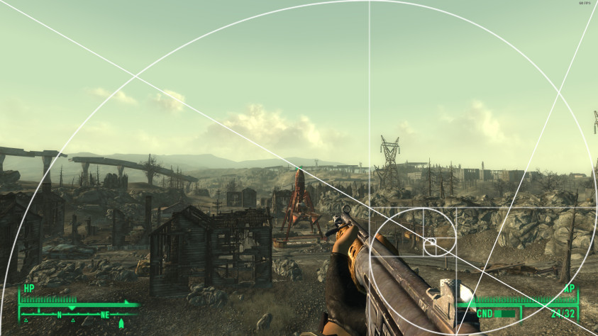 Это FN FAL в Fallout 3. Здесь спираль вообще проигнорирована.