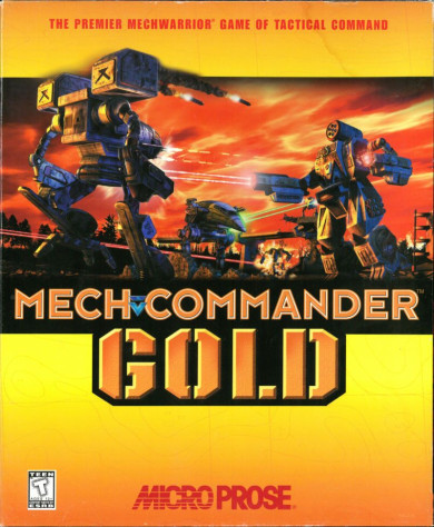Оригинальная обложка игры MechCommander Gold